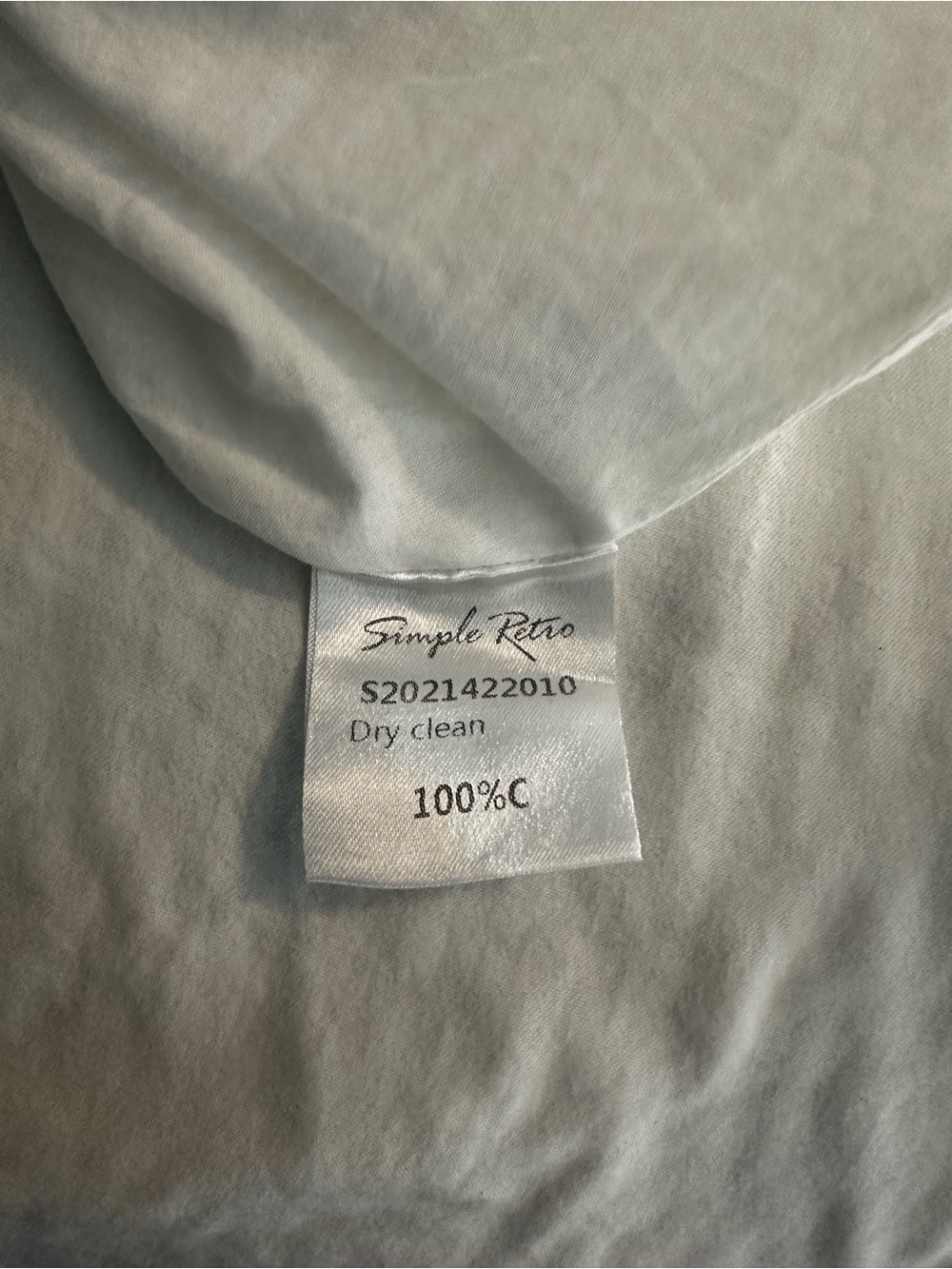 Simple Retro White Fiona Dress bridal embroidery vintage feminine cottagecore - Picture 8 of 10